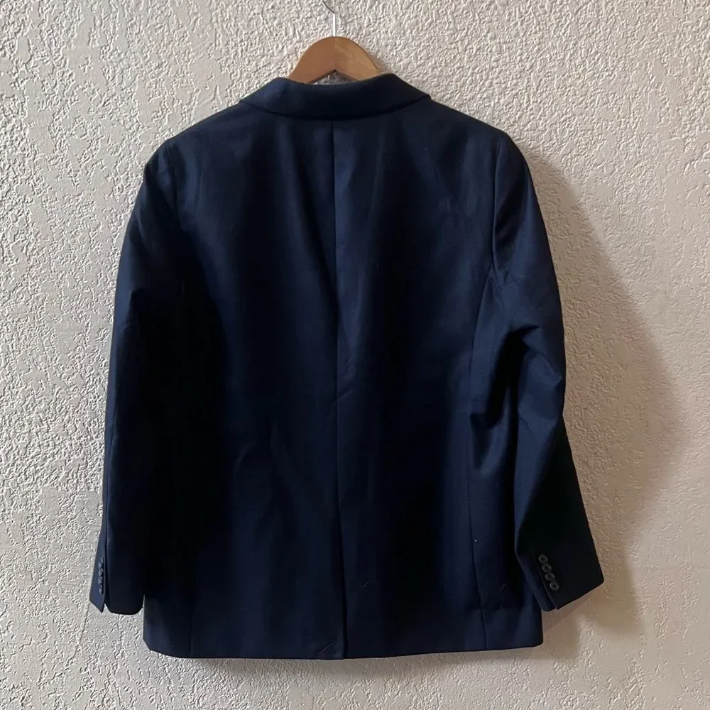 Alex Mill SoHo Blazer Men Sz XL Navy Blue One Button Pocket Wool Blend Lined NWT